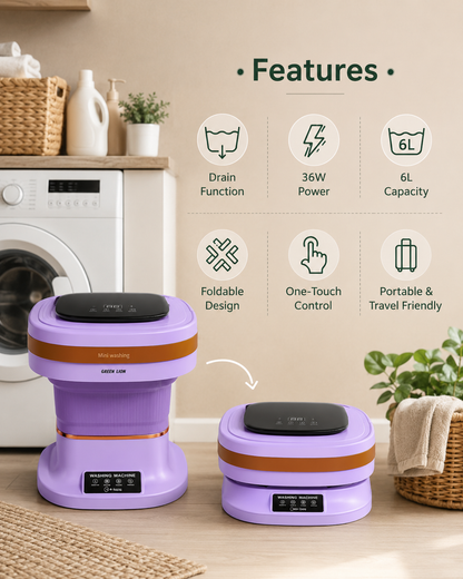 SpinEase 8kg Portable Washing Machine
