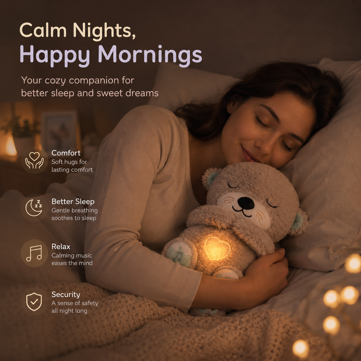 CalmHug Breathing Teddy Bear