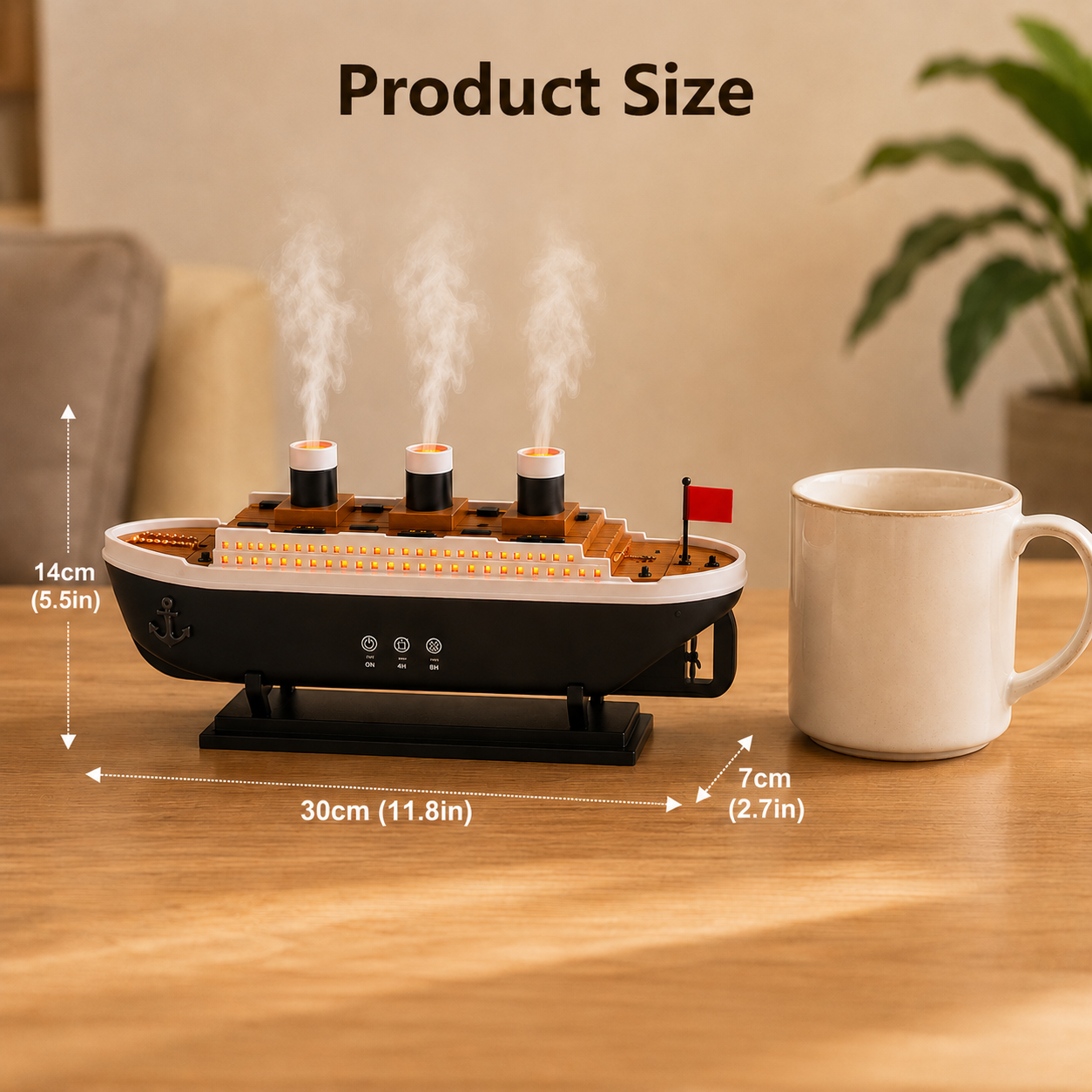 VoyageMist Ship Humidifier & Aroma Diffuser