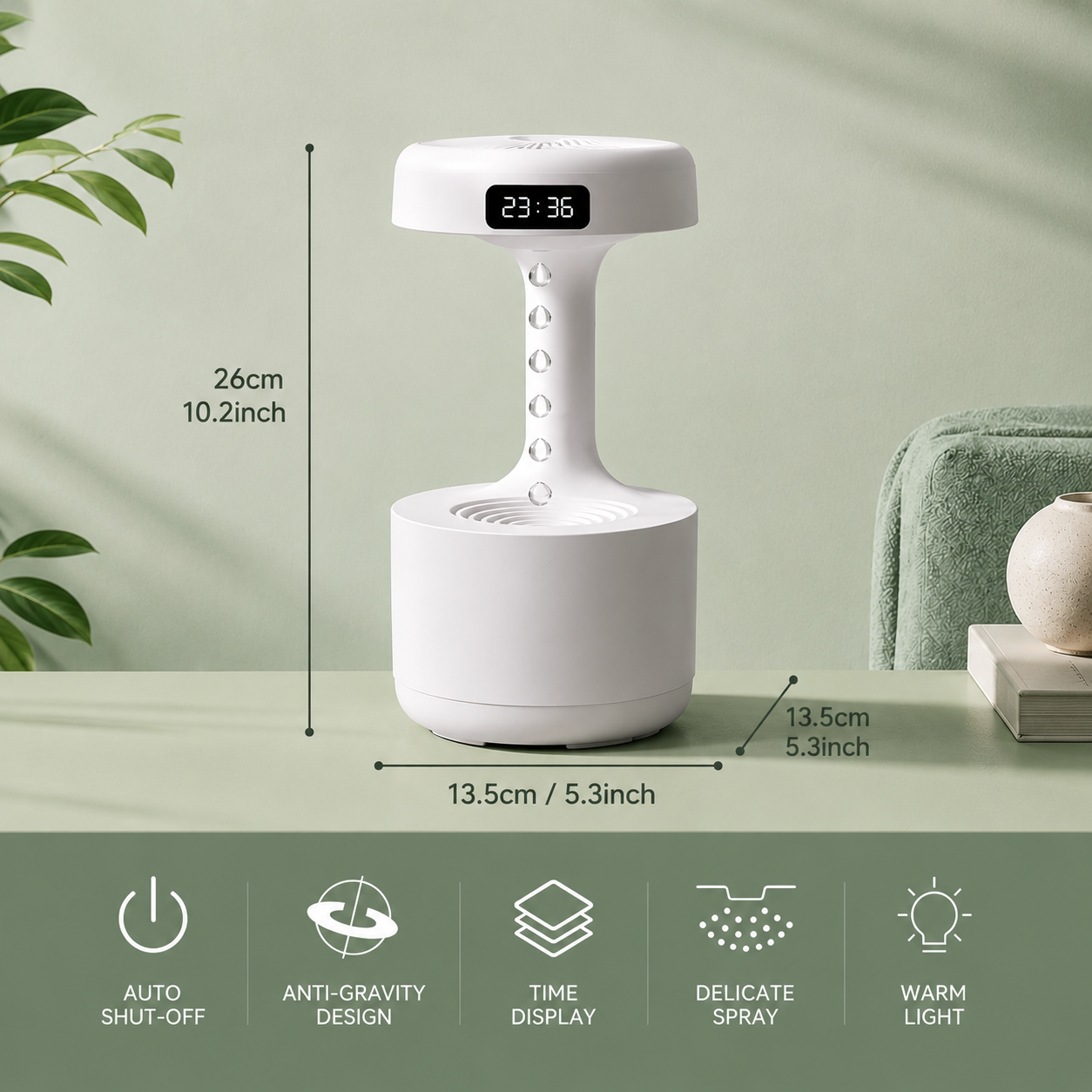 AeroFlow Anti-Gravity Humidifier