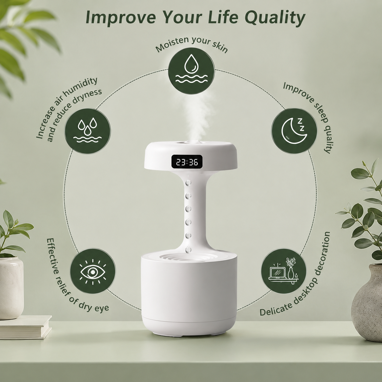 AeroFlow Anti-Gravity Humidifier