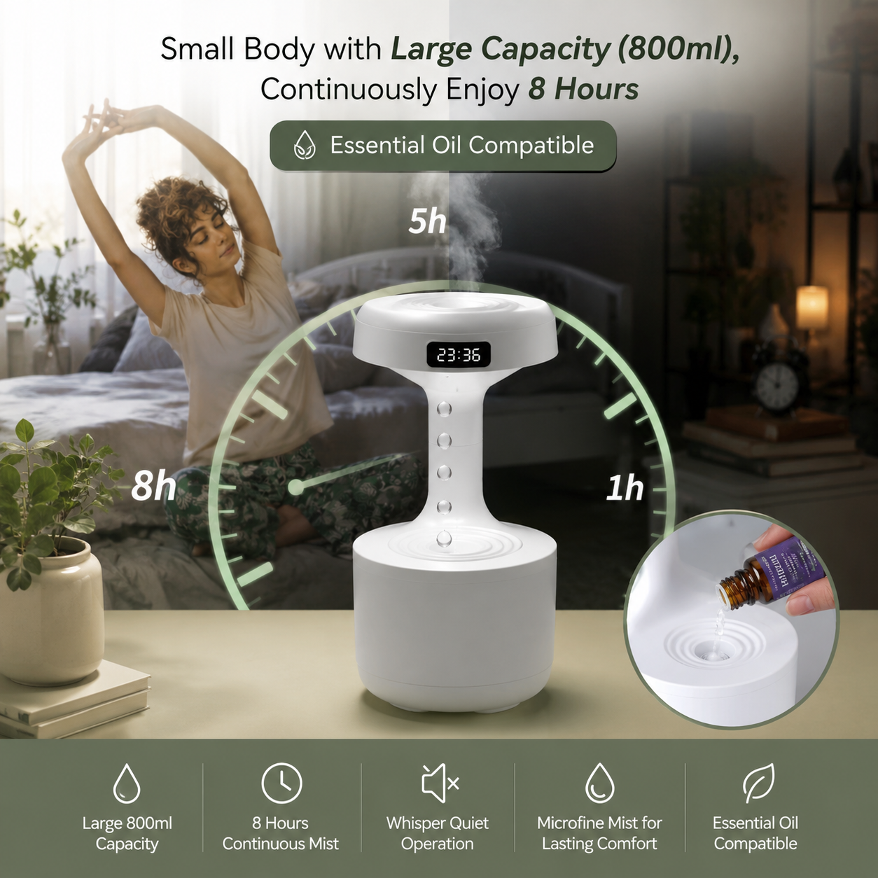 AeroFlow Anti-Gravity Humidifier