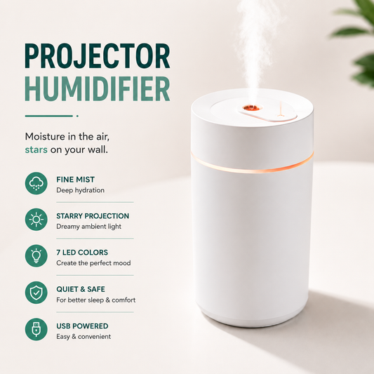 AuraZen 2-in-1 Projector Humidifier