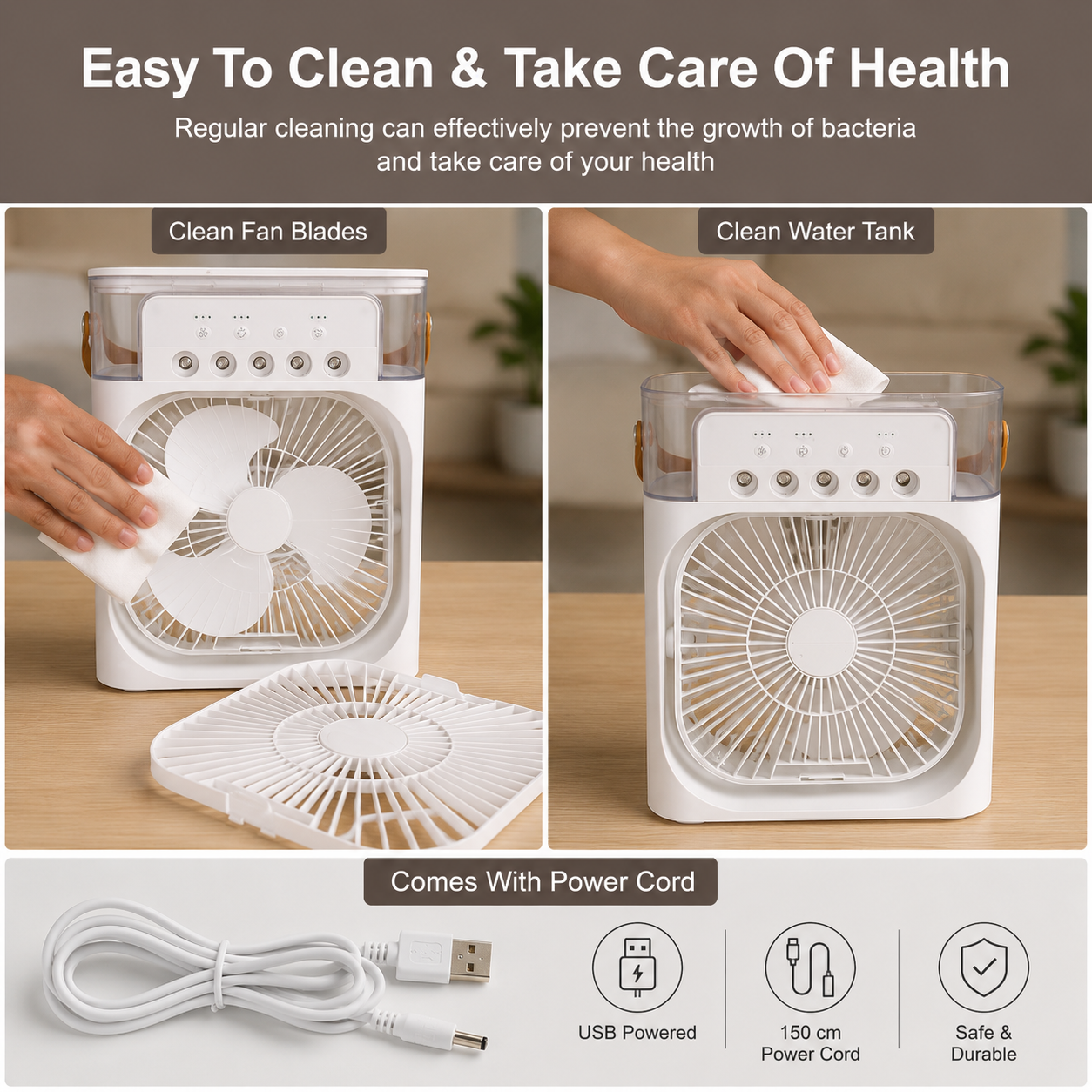MistBreeze Cooler Fan