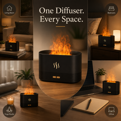 EmberGlow Flame Aroma Diffuser