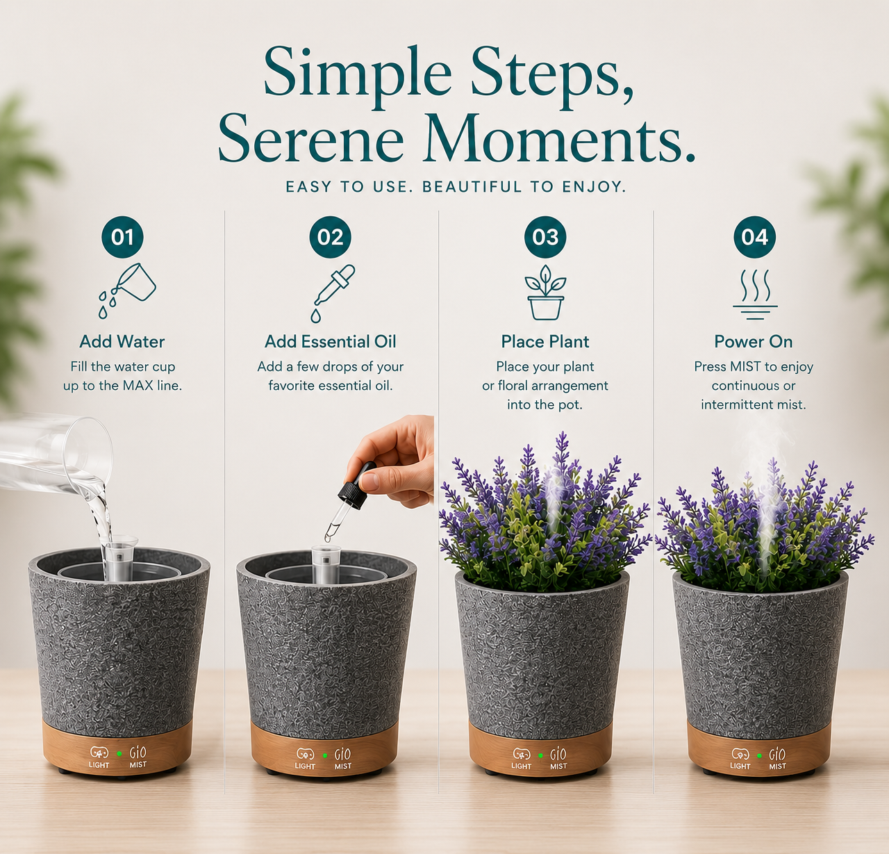 BloomMist Plant Humidifier